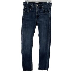Hudson Byron 5 Pocket Denim Jeans Dark Indigo Wash Straight Leg Men's Size 31